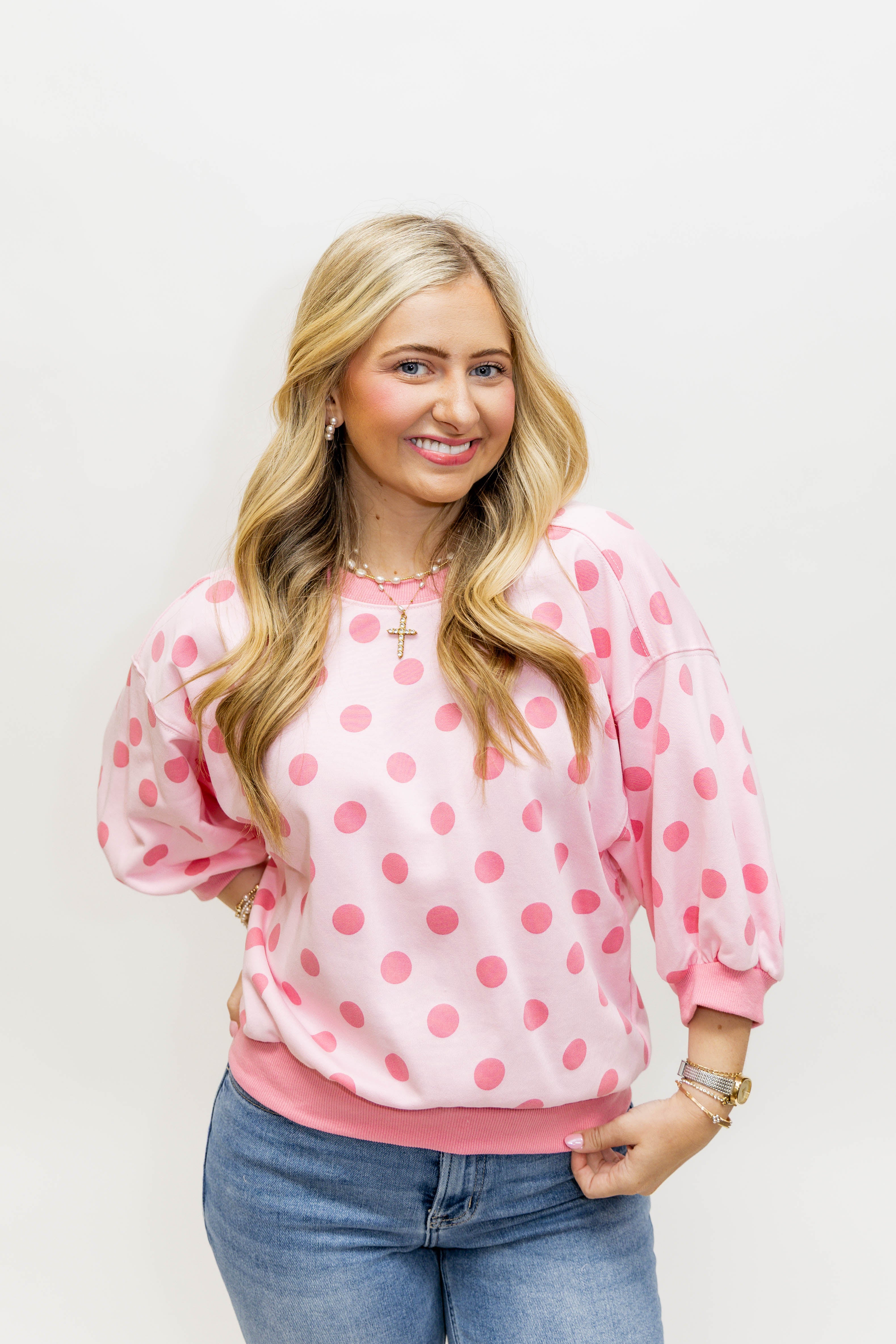 POLKA DOT TOP