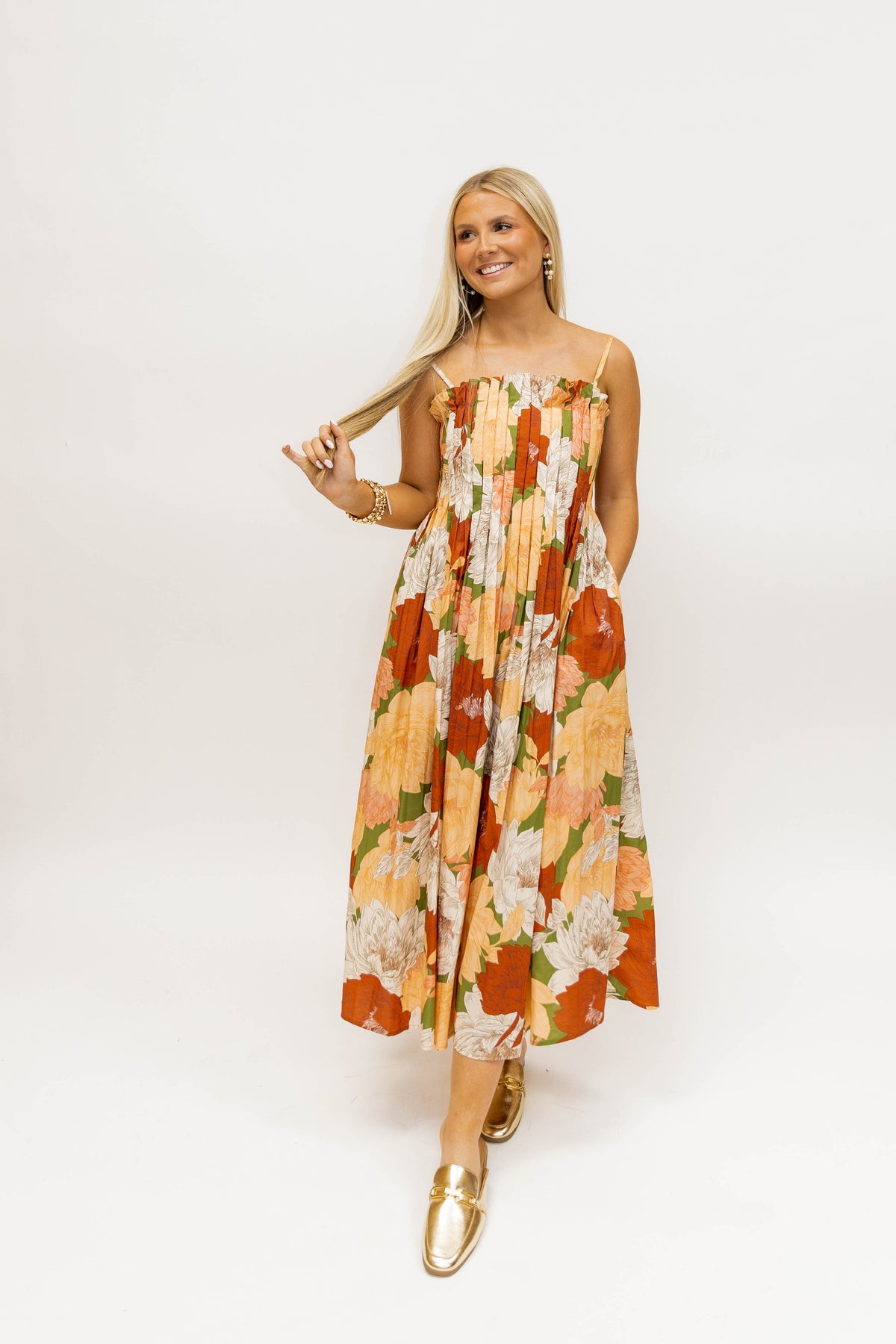 FALL DRESS OLIVE MIX