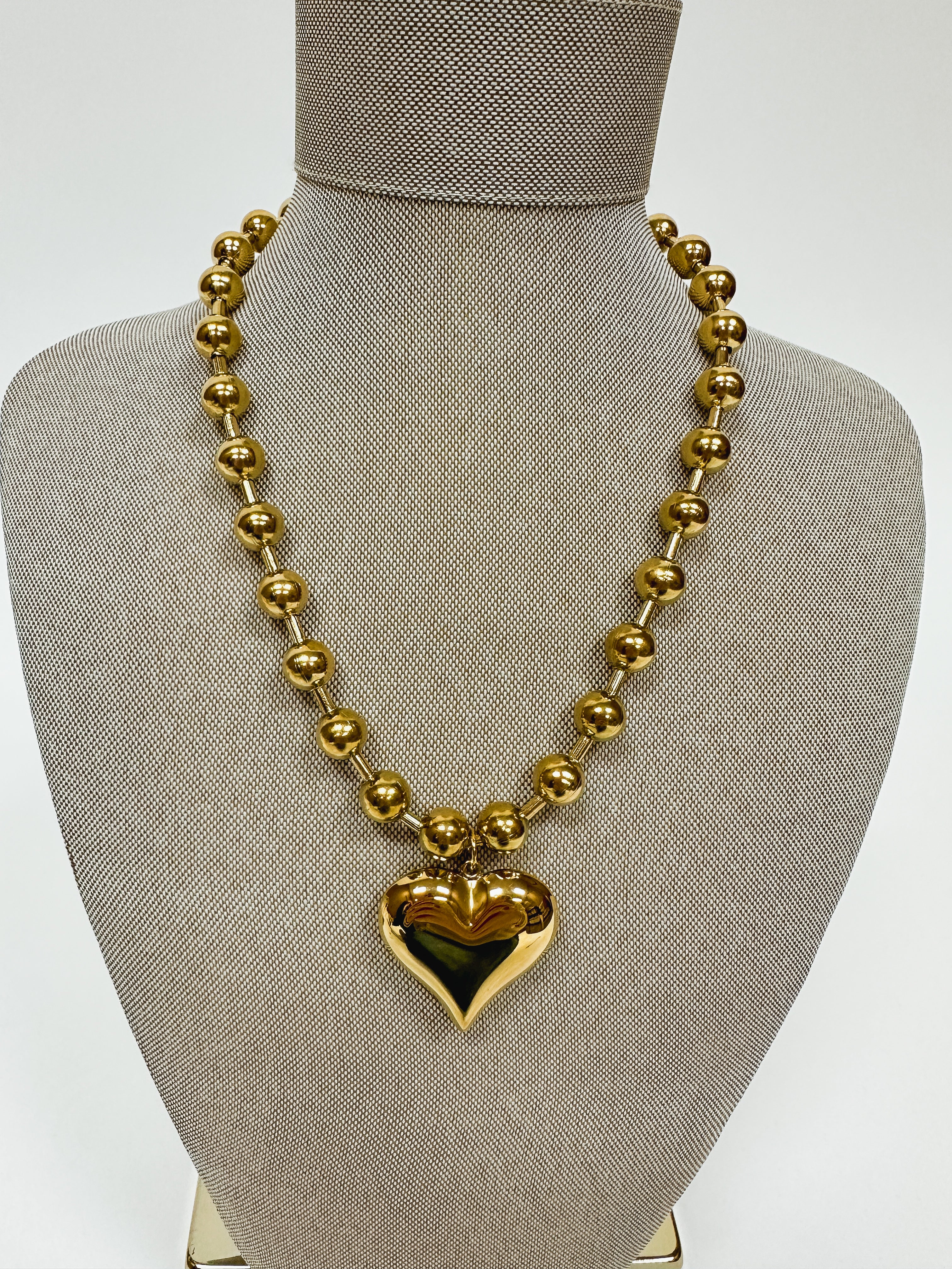 BUBBLE HEART NECKLACE