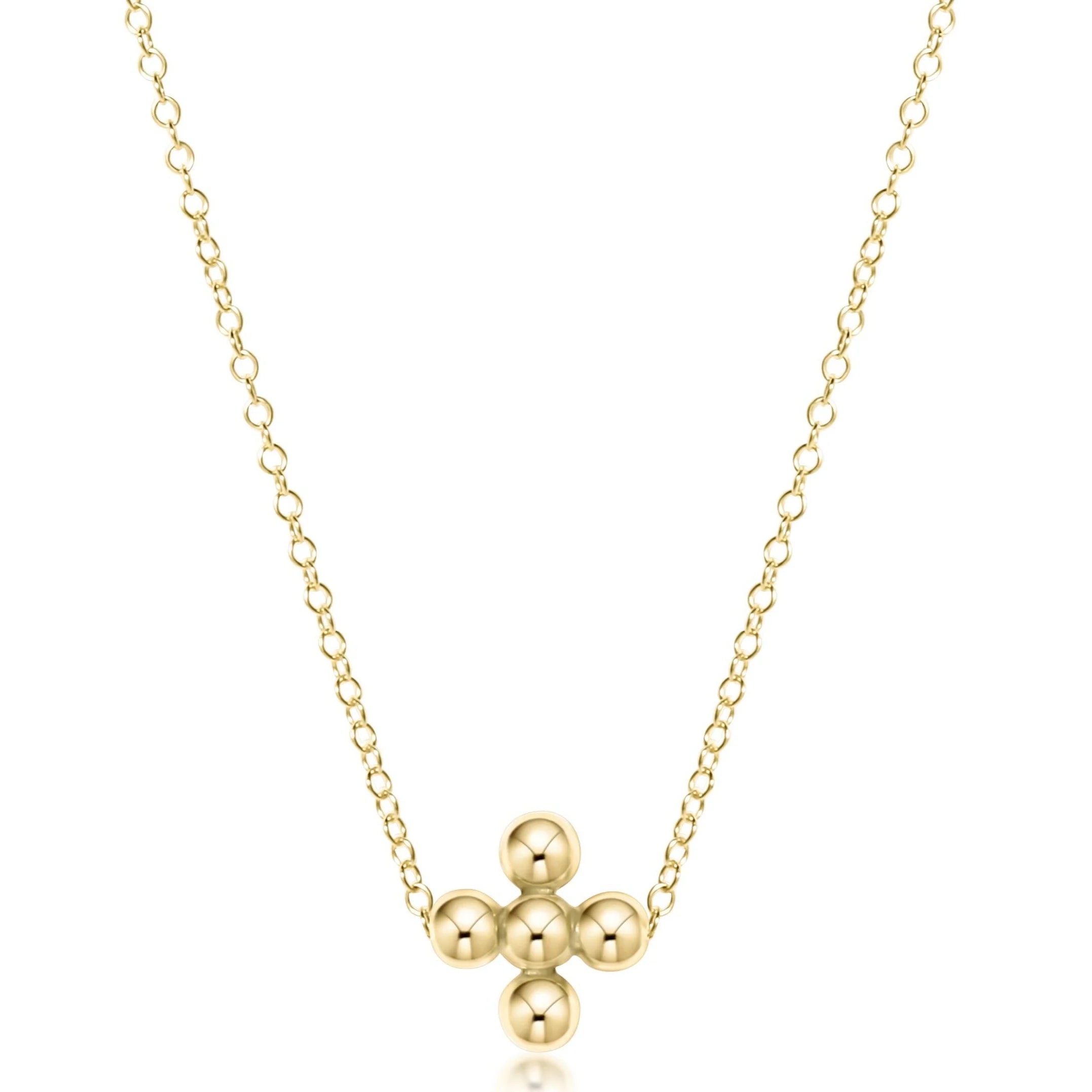 Classic beaded signature cross